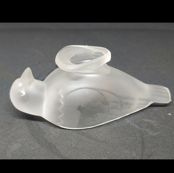 Vtg Cristal de Sevres Open Salt Cellar bird - Picture 6 of 9